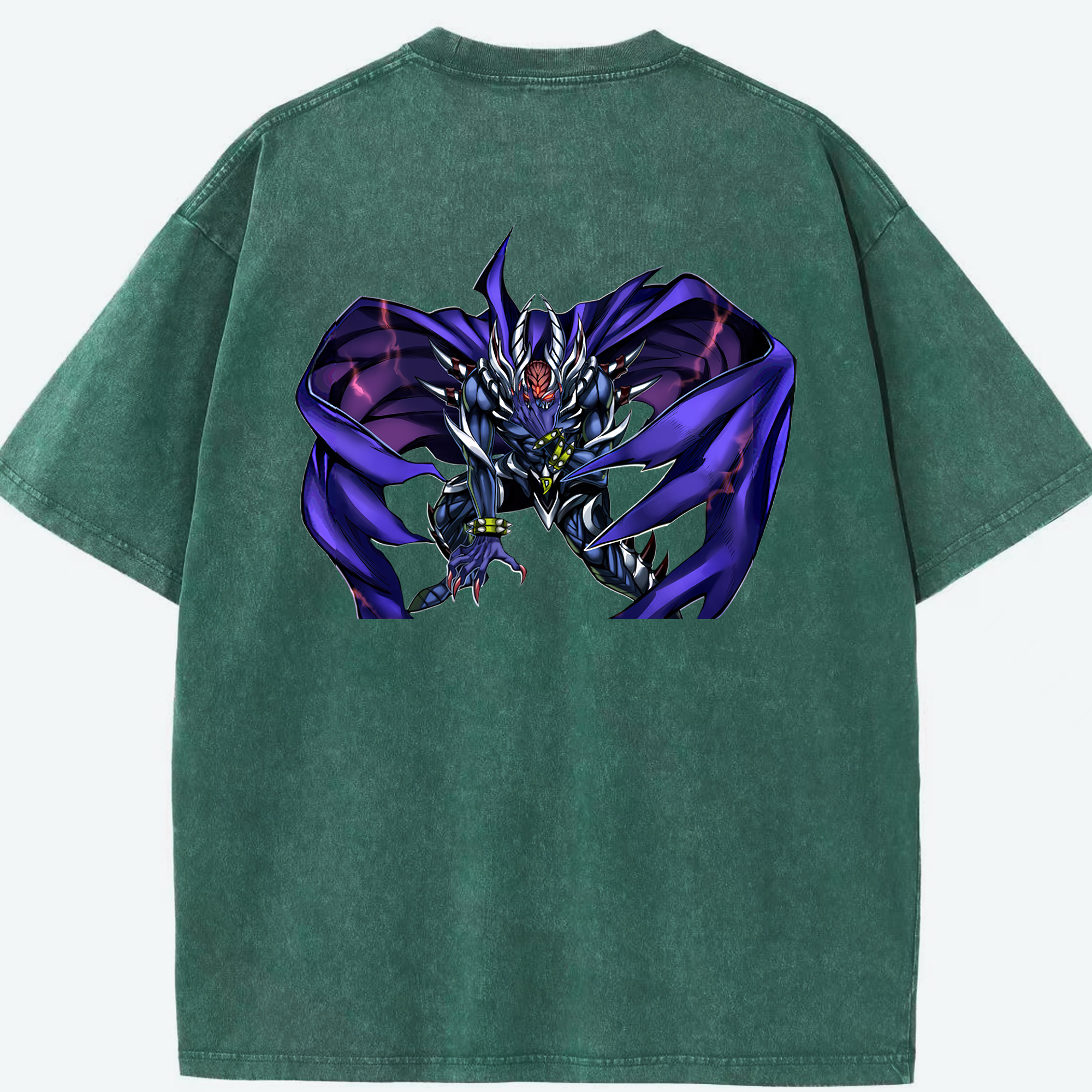（画像用） 遊☆戯☆王 Yu-Gi-Oh! 綿100% ヴィンテージ風 半袖Tシャツ（背面プリント）